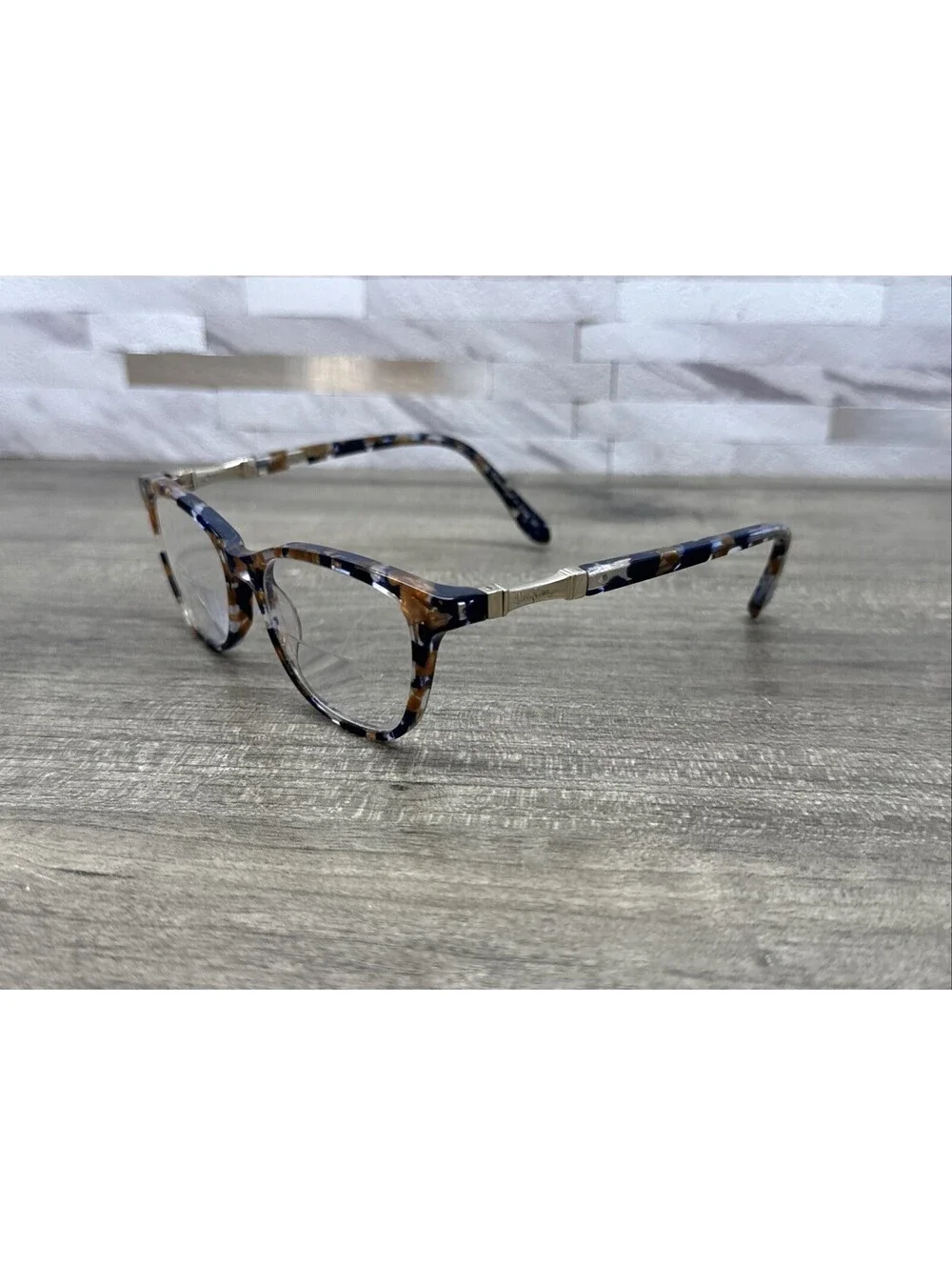 Lilly Pulitzer Eyewear WILLOW SF 49-16-135 Blue Brown Marble Flex Hinge Frames